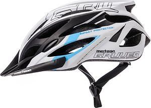 Kask L (58-61)  Meteor GRUVER white/black/blue