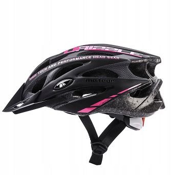 Kask XL (61-63) Meteor MV29 DRIZZLE black/pink