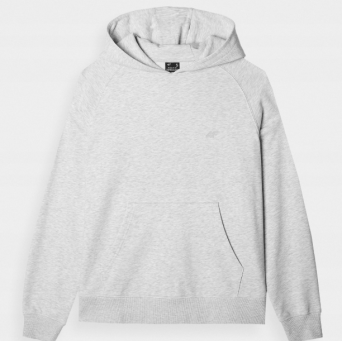 Bluza chłodny jasny szary melanż F1468