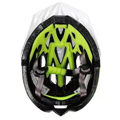 Kask S (52-56)  Meteor MARVEN white/neon green - 4