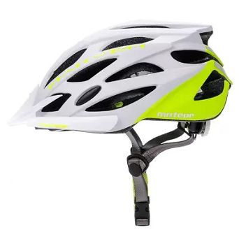 Kask S (52-56)  Meteor MARVEN white/neon green