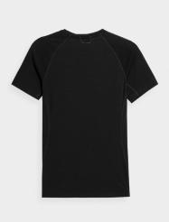 T-shirt funkcyjny głęboka czerń TSDF061  - 2