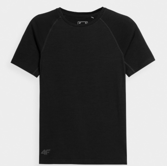 T-shirt funkcyjny głęboka czerń TSDF061 