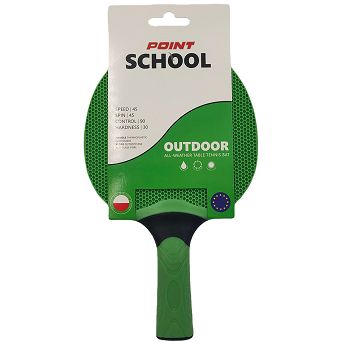 Rakietka do ping ponga Point School Outdoor zielone