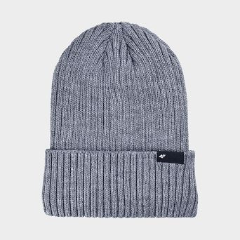 Czapka średni szary melanż M470