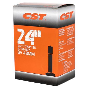 Dętka rowerowa CST 24"x1,75/2.125 SV Long 48mm BOX TB-CS046