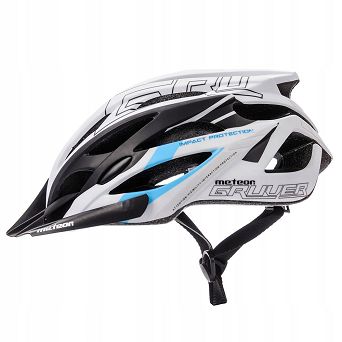 Kask S (52-56)  Meteor GRUVER white/black/blue