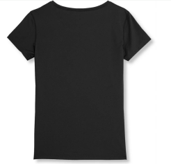 Tshirt Fnk głęboka czerń F261 - 2