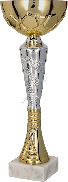 Puchar metalowy Tryumf złoto-srebrny 9044