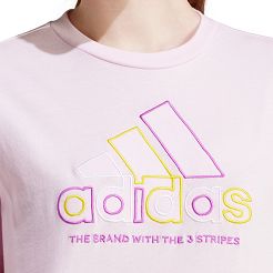 Koszulka adidas Xpress Logo różowa IY3413 - 2