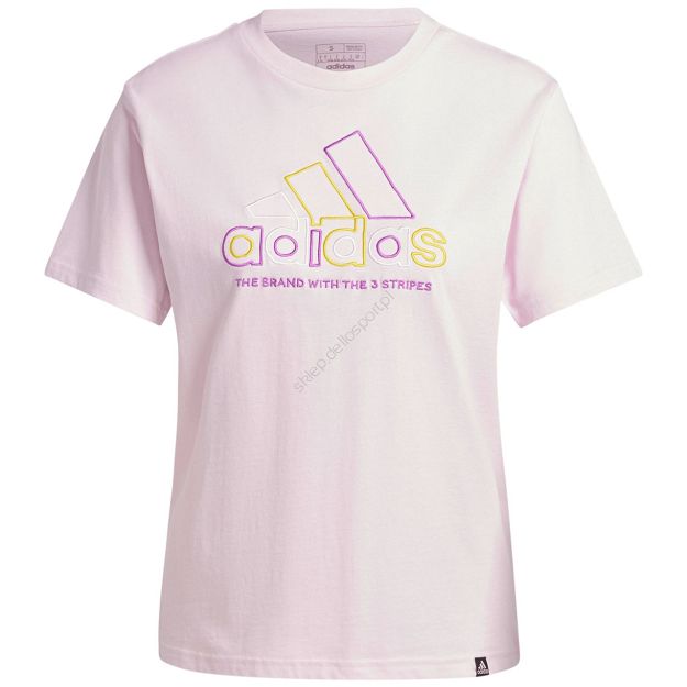 Koszulka adidas Xpress Logo różowa IY3413