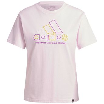 Koszulka adidas Xpress Logo różowa IY3413