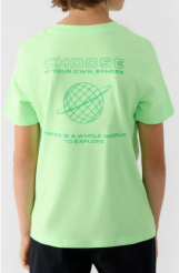 T-shirt jasna zieleń M1558 - 2