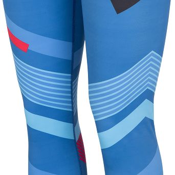 Spodnie damskie fitness 4F multikolor allovers SPDF006 H4L20
